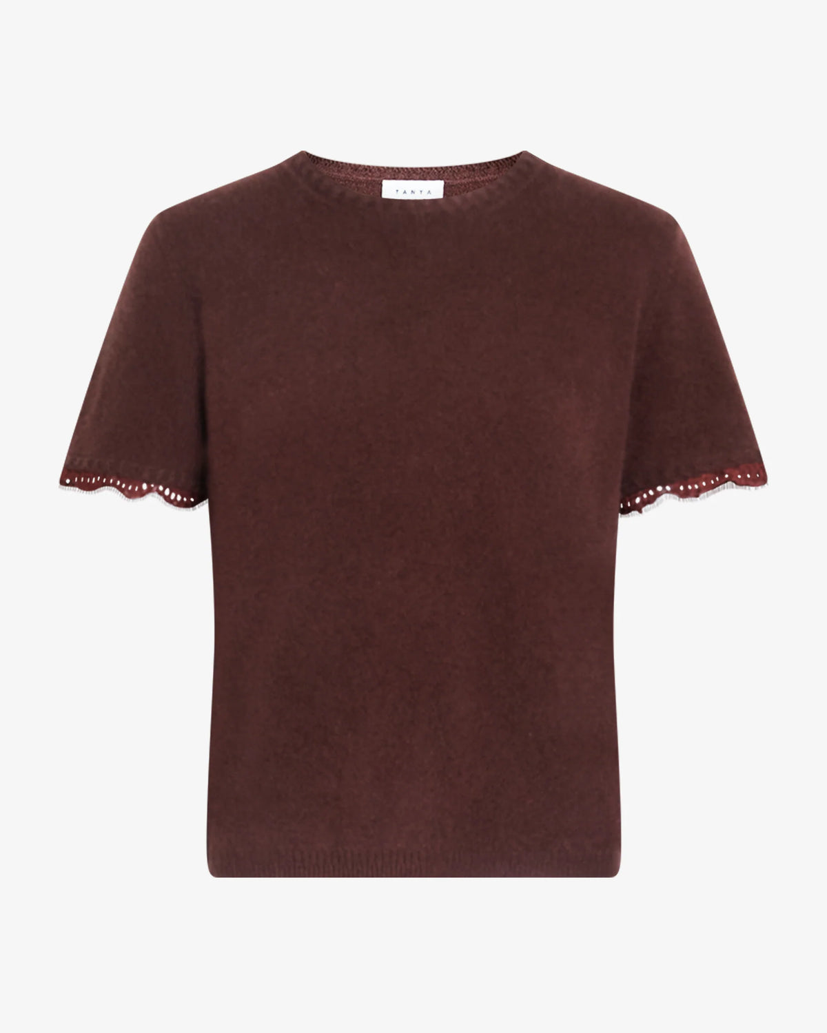 Dailey Cashmere Top with Lace