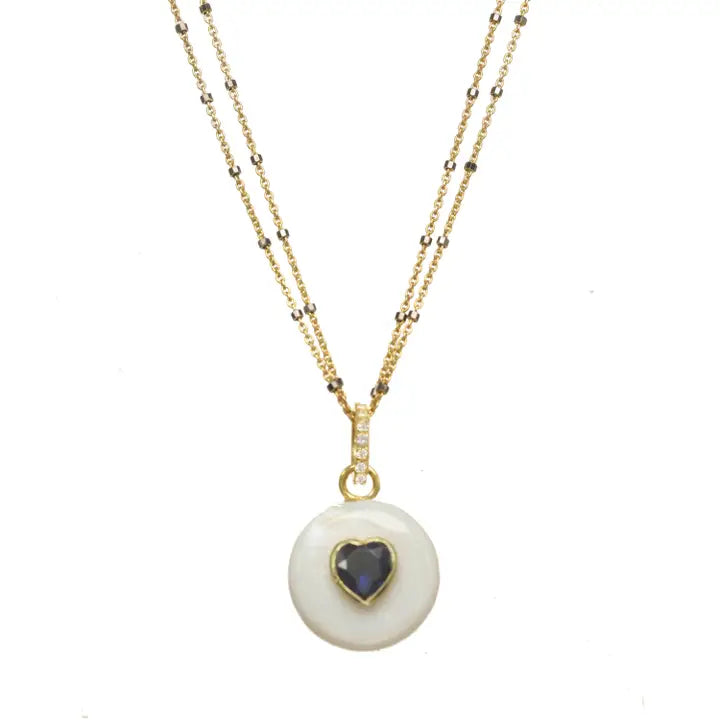 Mother of Pearl Pendant Necklace