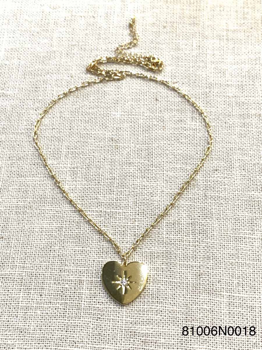 Amora Heart Pendant Necklace