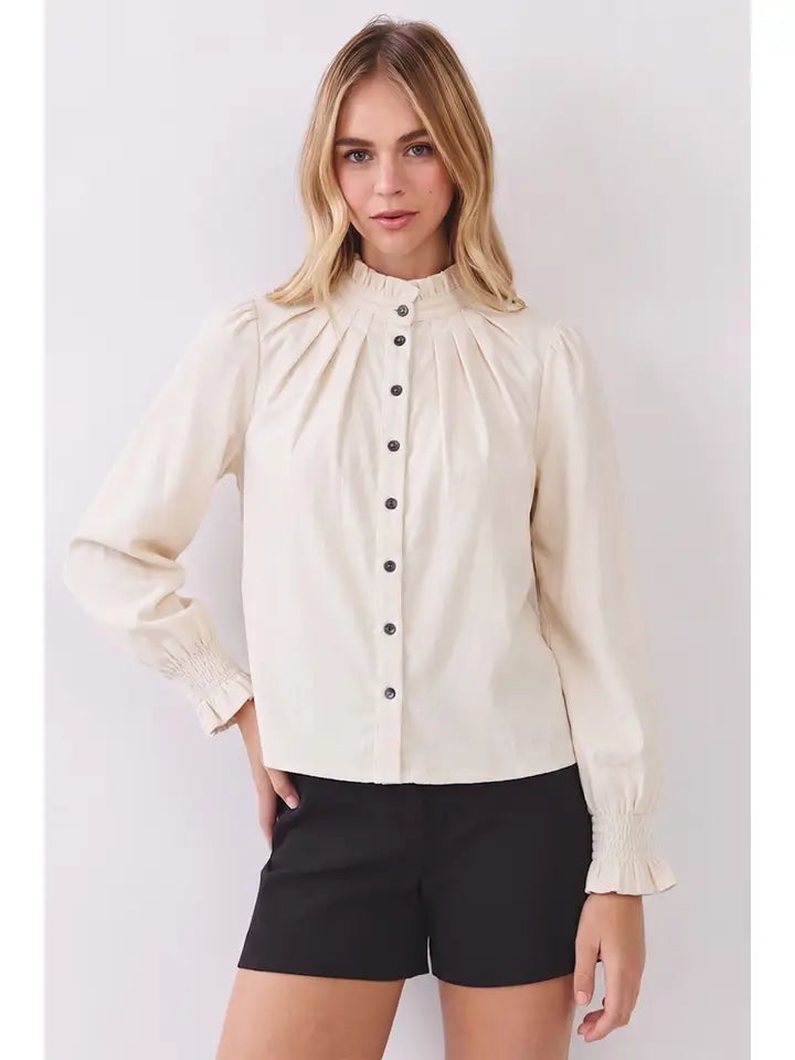 Corduroy Button Down Shirt