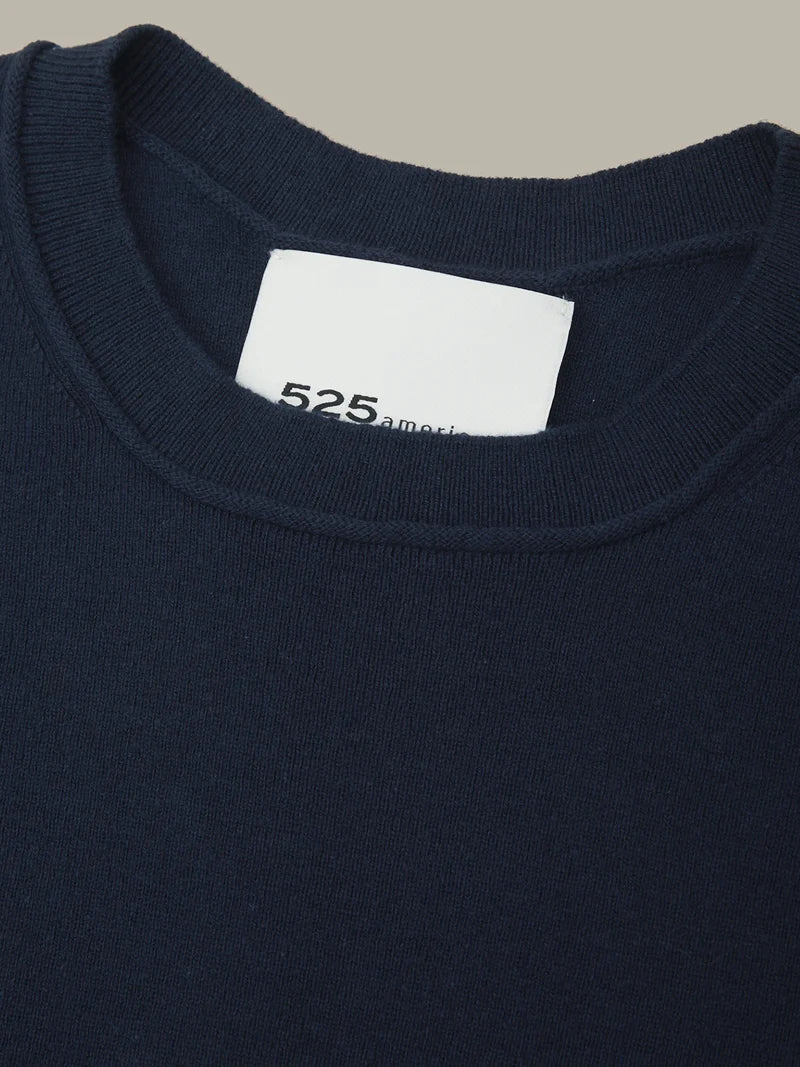 Colette Solid Crew Neck Boxy Tee