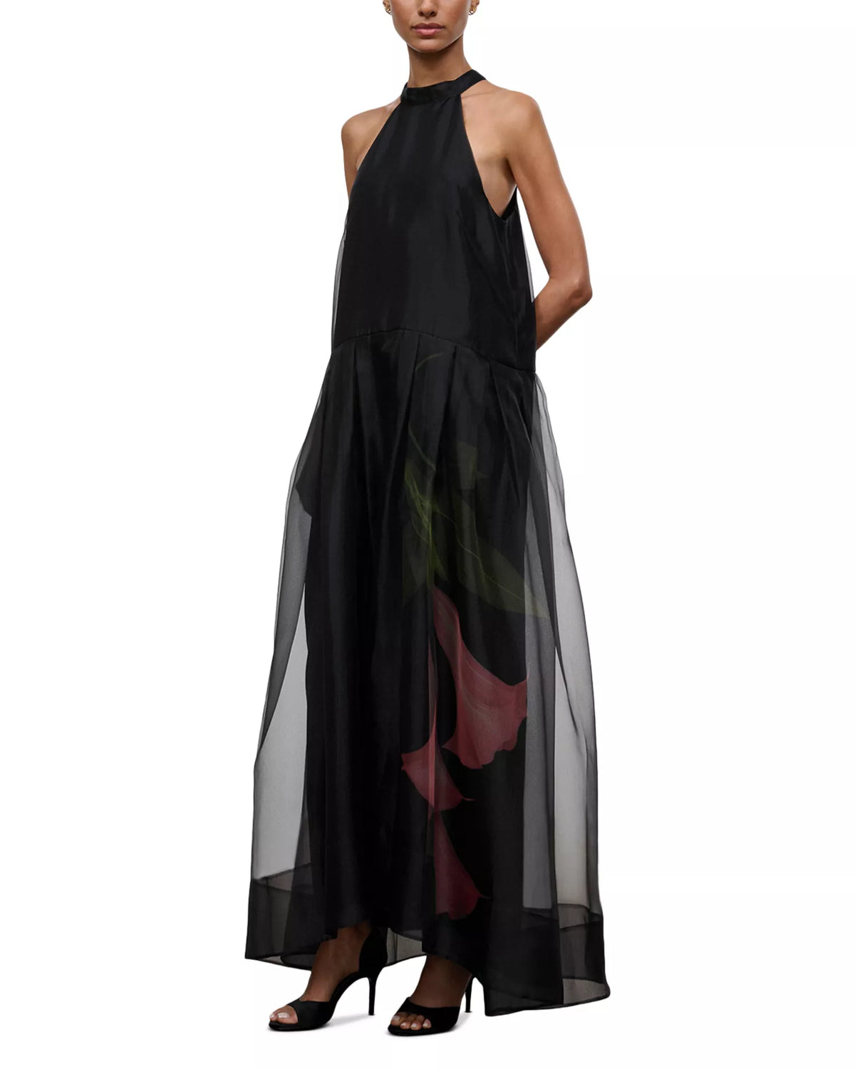 Laney Dress Trumpet Flower