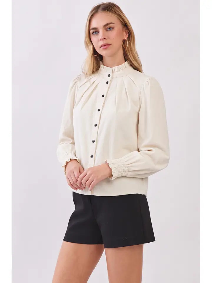 Corduroy Button Down Shirt
