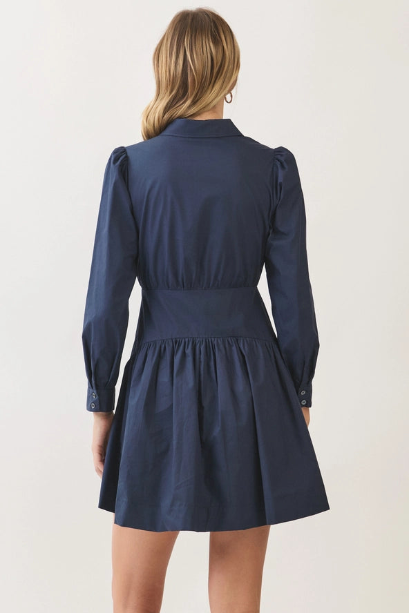 Button Down Shirt Mini Dress