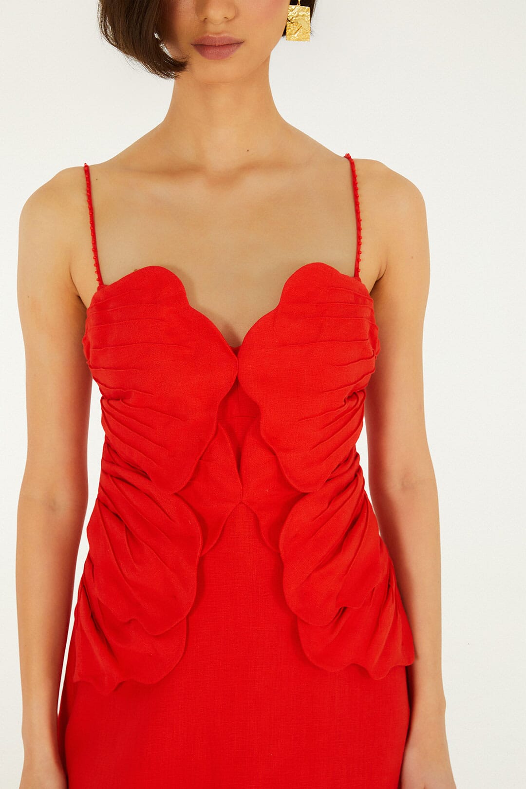 Sleeveless Flower Mini Dress