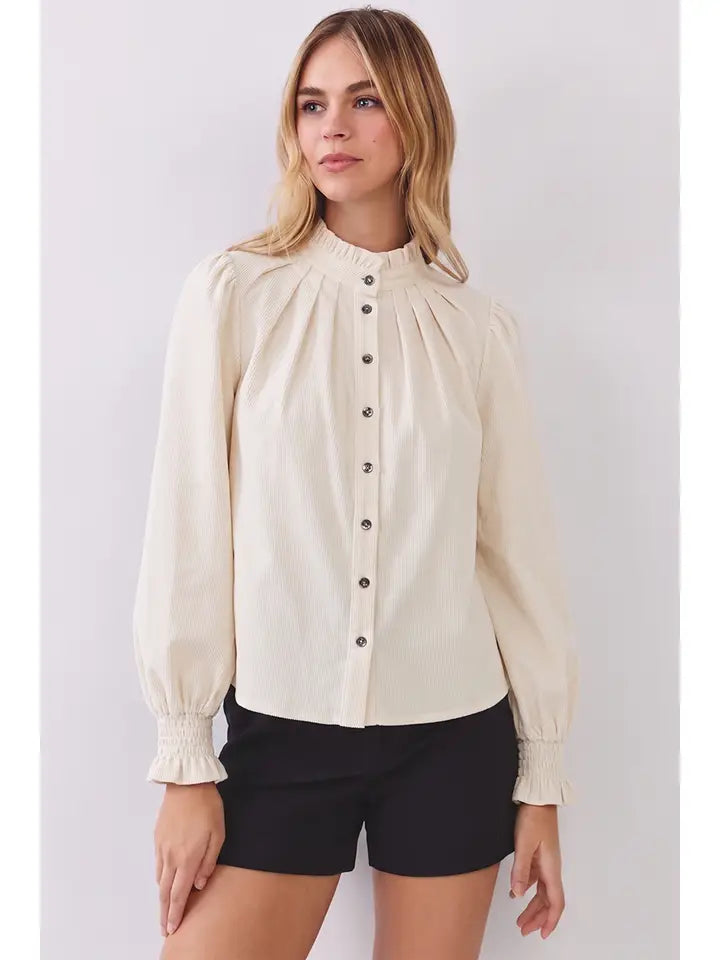 Corduroy Button Down Shirt