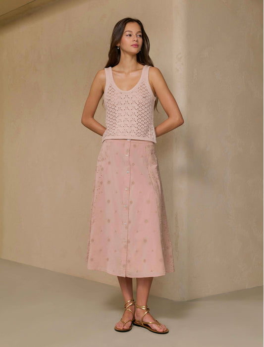 Gabrielle Embroidered Skirt