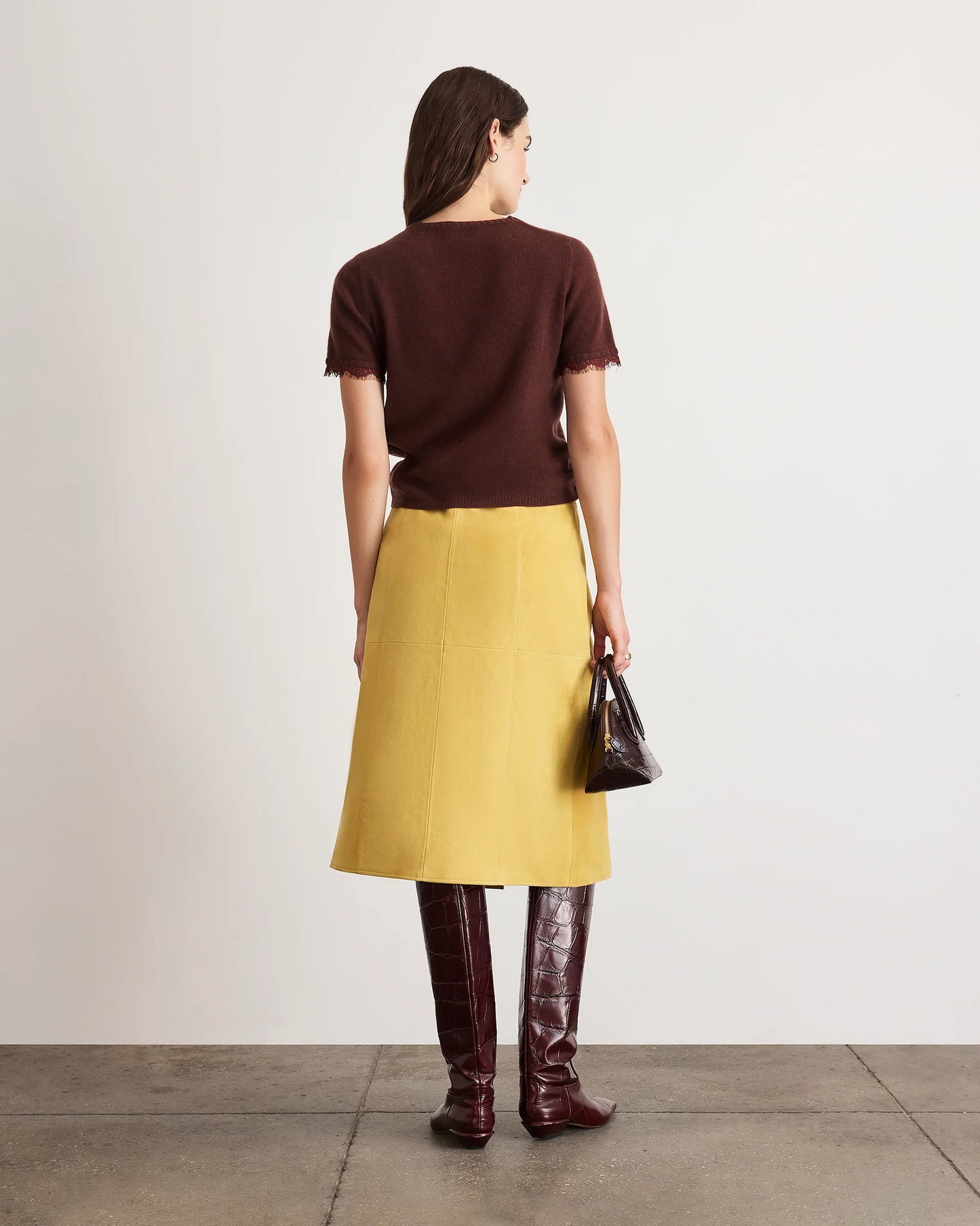 Dailey Cashmere Top with Lace