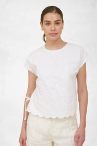 Dolman Sleeve Embroidered Top