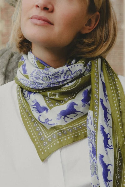 Equestrian Small Scarf