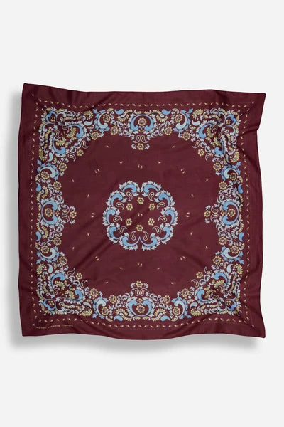 Bandana Flowers Scarf