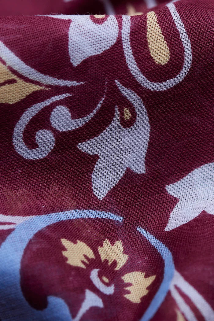 Bandana Flowers Scarf
