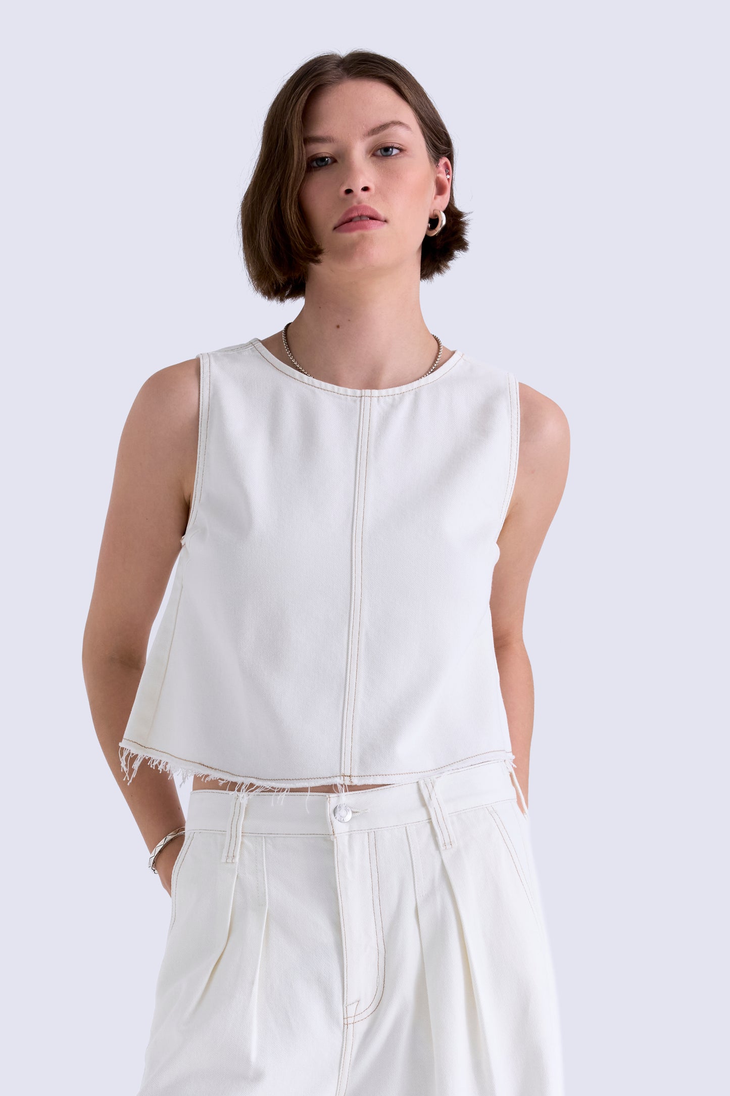 Rue Crop Swing Top