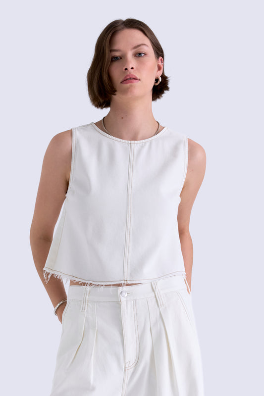 Rue Crop Swing Top