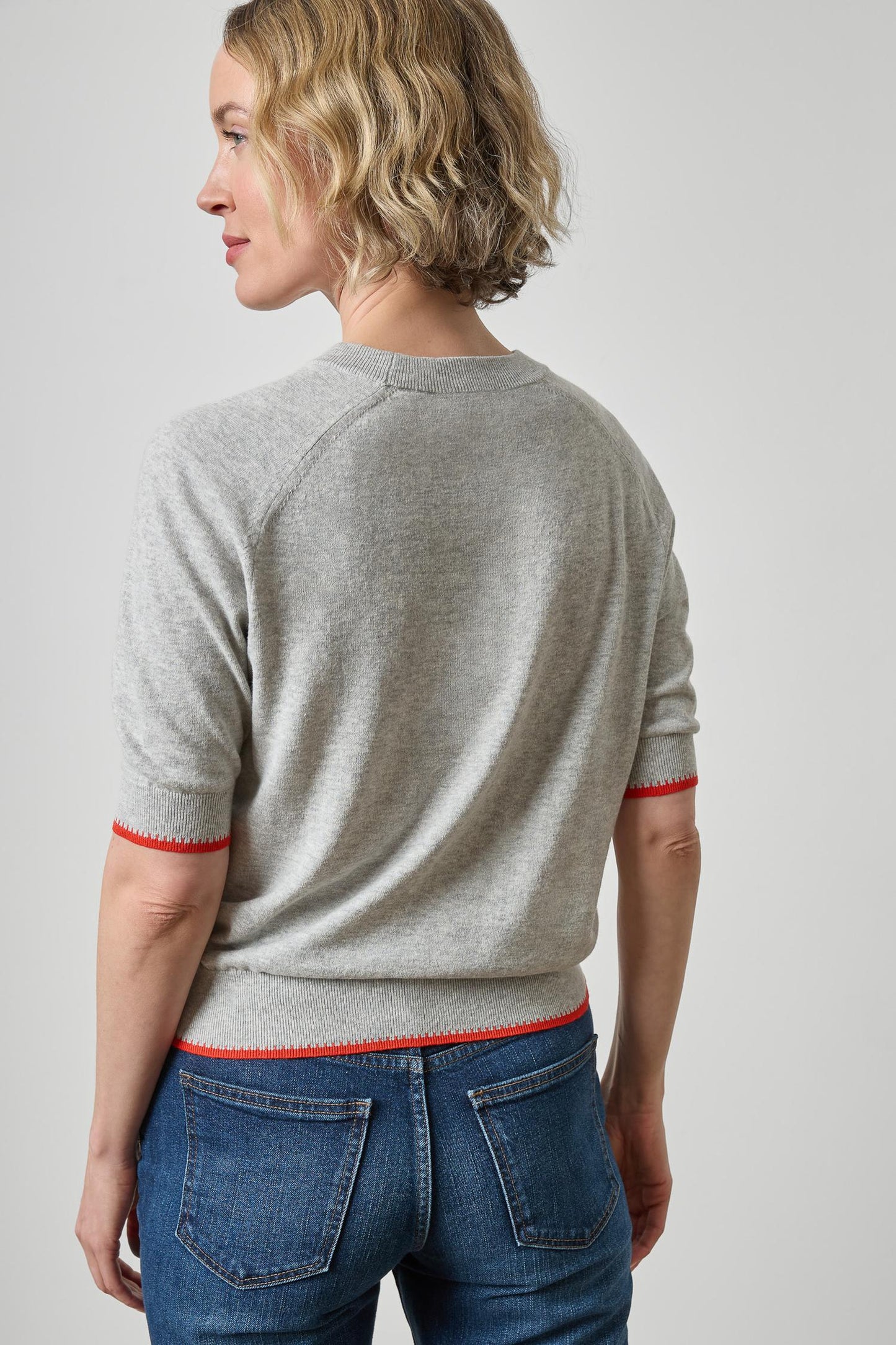 Crewneck Saddle Sweater