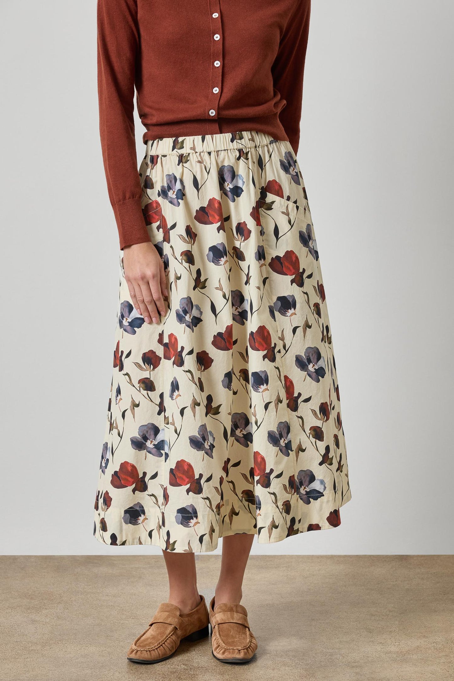 Elastic Waist Skirt