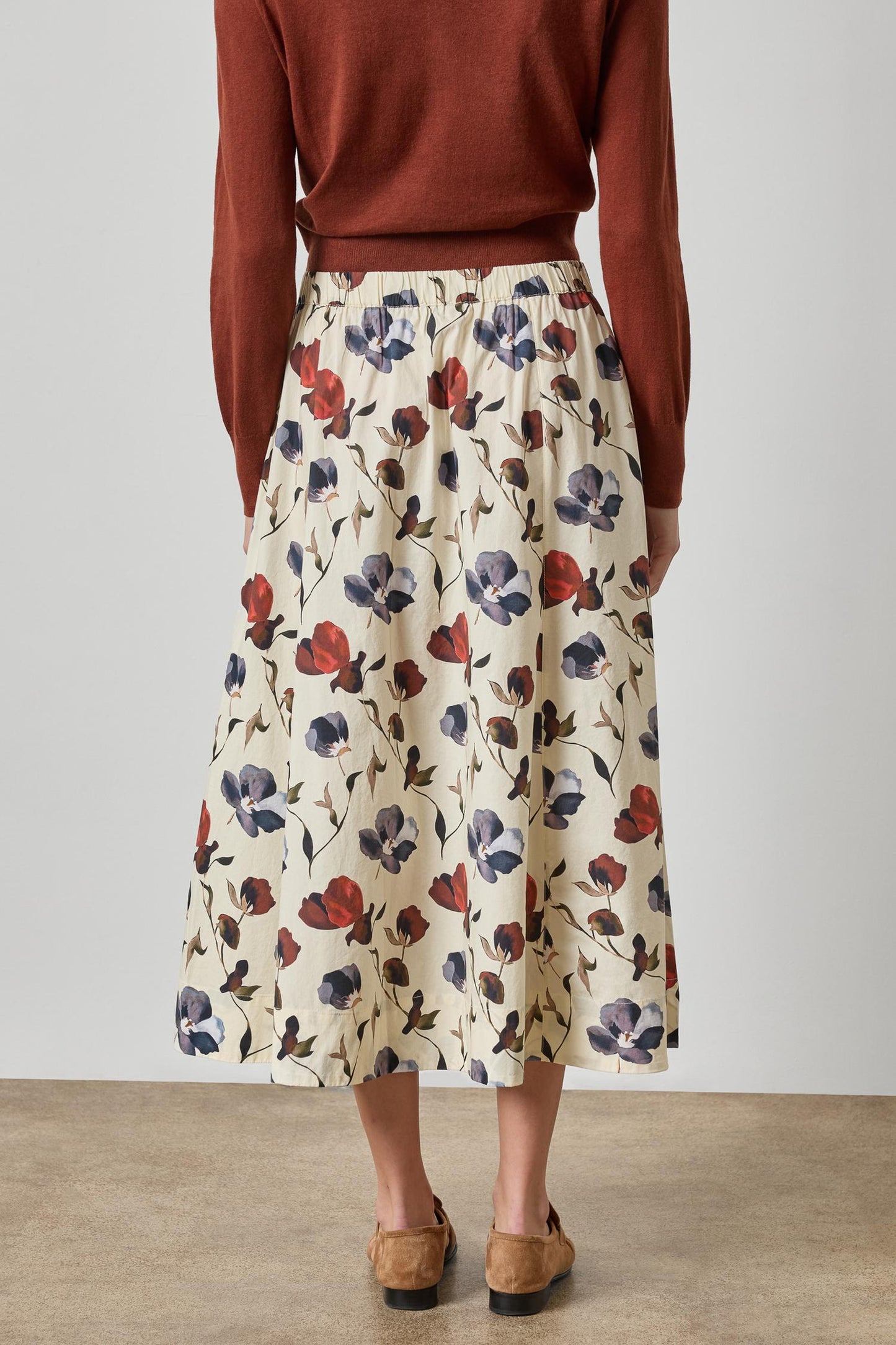 Elastic Waist Skirt