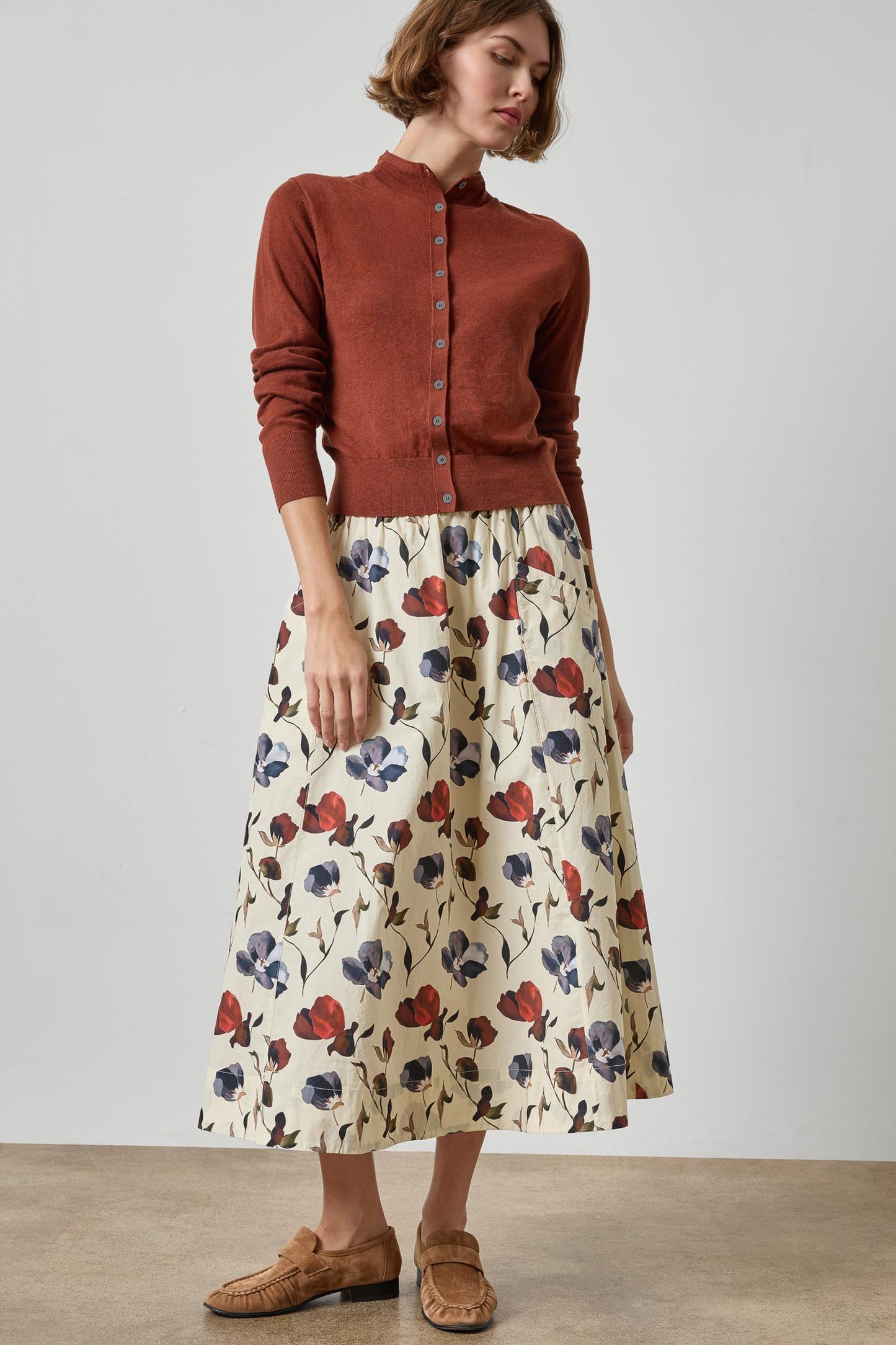 Elastic Waist Skirt