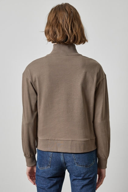 Mock Neck Cardigan