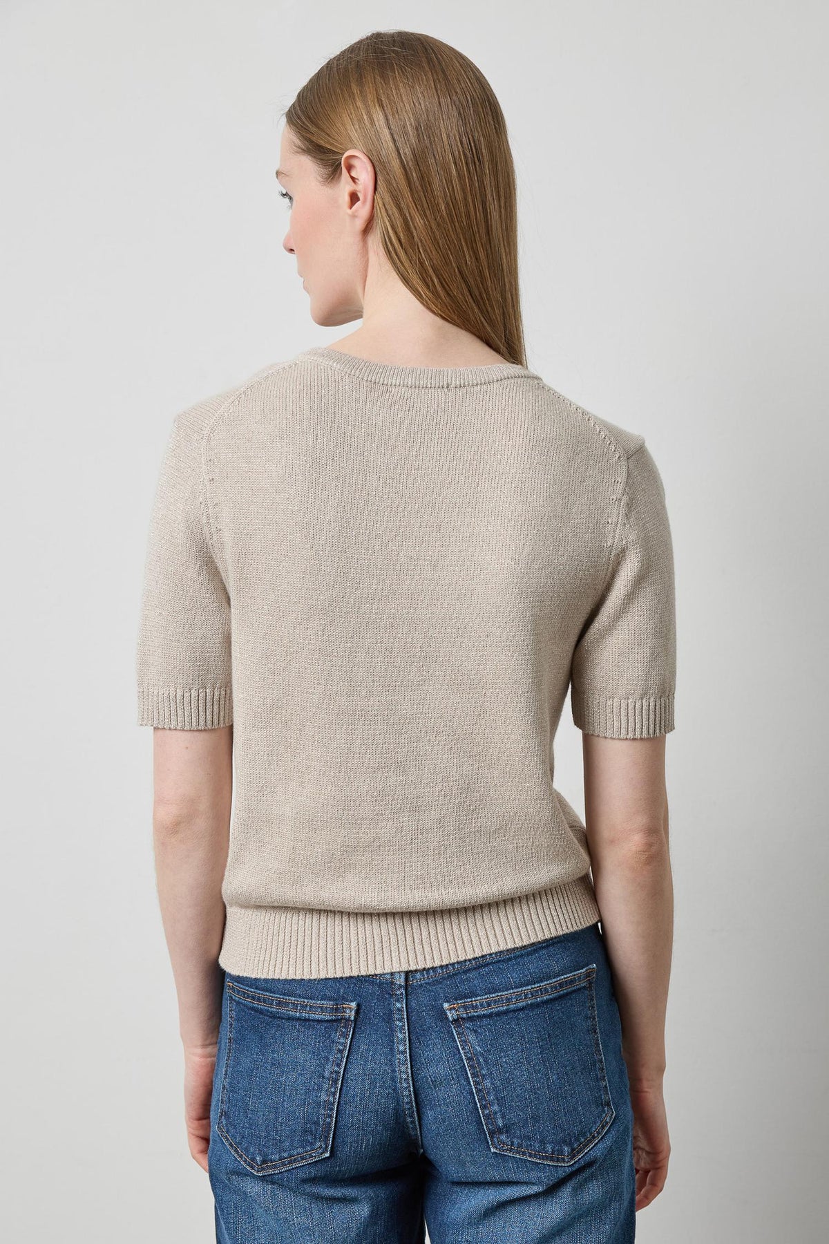 V-Neck Sparkle Sweater