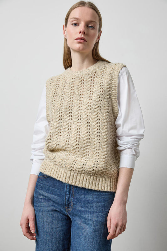 Mixed Media Tinsel Sweater