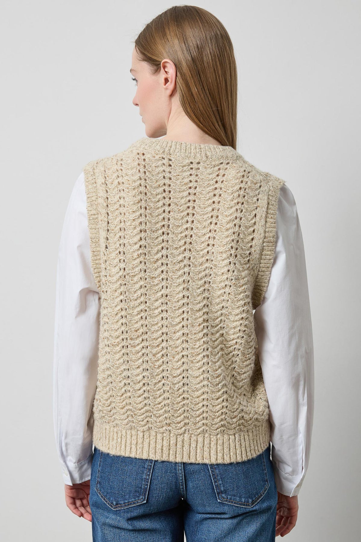 Mixed Media Tinsel Sweater