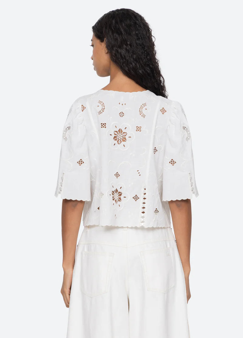 Gardener Embroidered Top