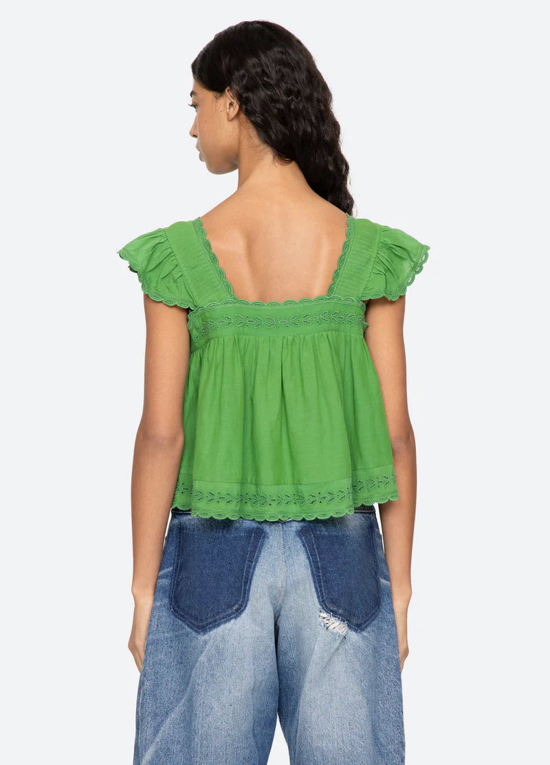 Eliza Flutter Sleeve Top