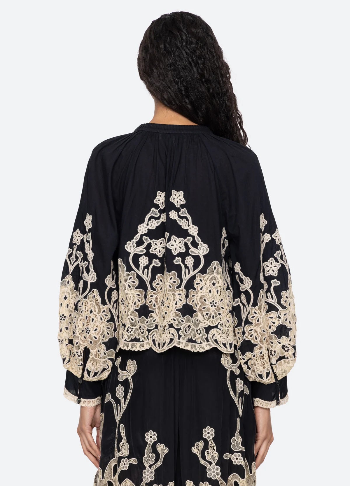 Gracelyn Lace Embroidered Top