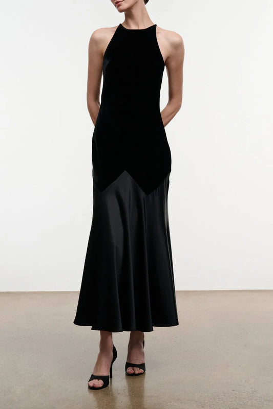 Marisole Velvet Dress