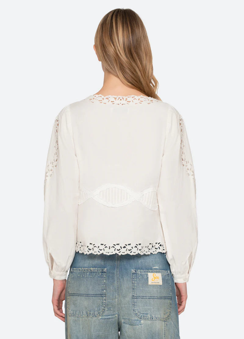 Sofia Embroidery Blouse