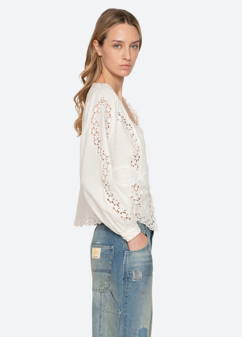 Sofia Embroidery Blouse