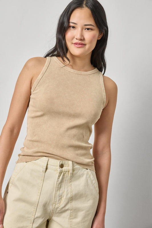 Sunwashed Rib Tank