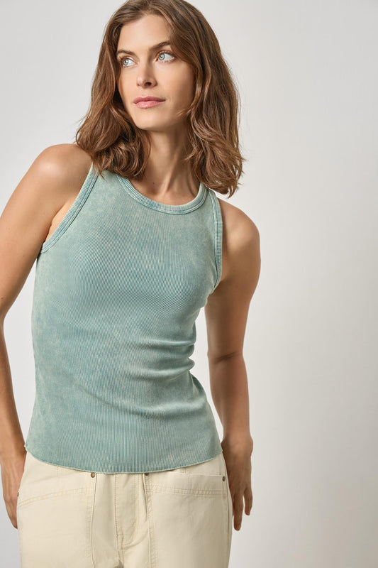 Sunwashed Rib Tank