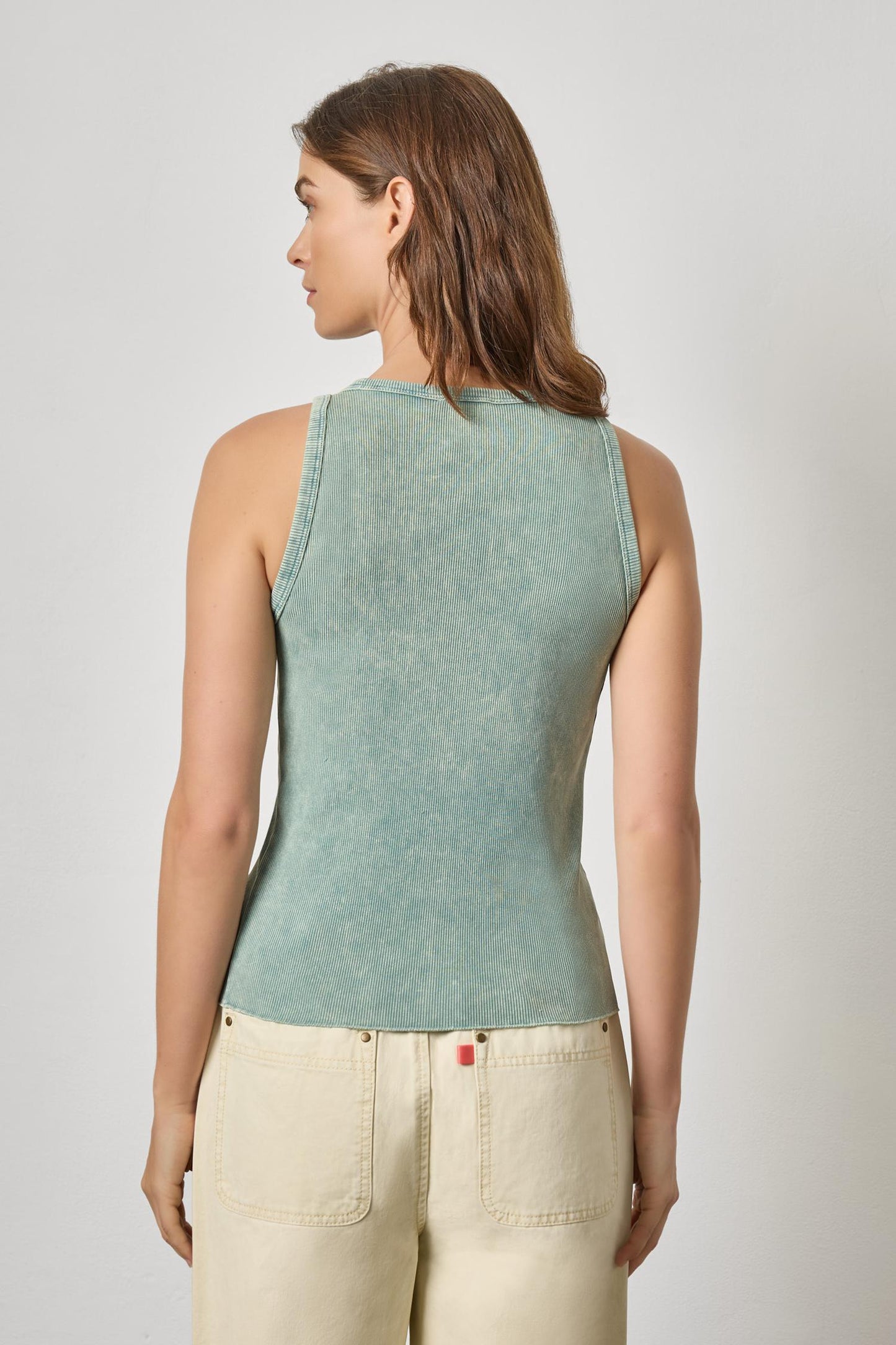 Sunwashed Rib Tank