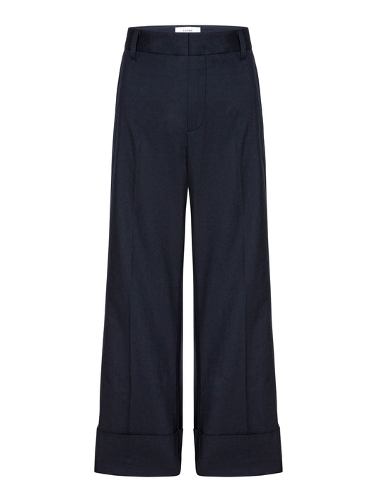 The Cuffed Slim Palazzo Trouser