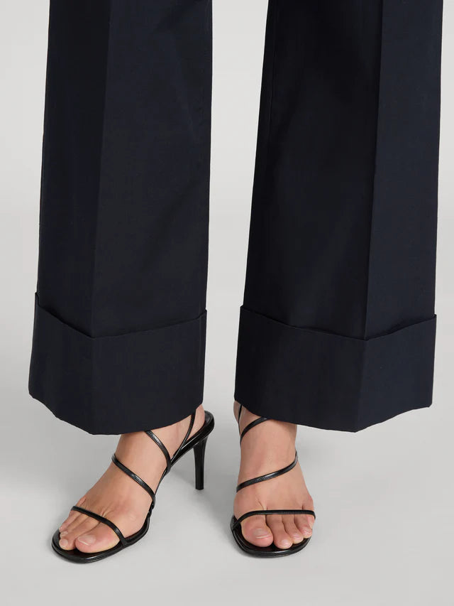 The Cuffed Slim Palazzo Trouser