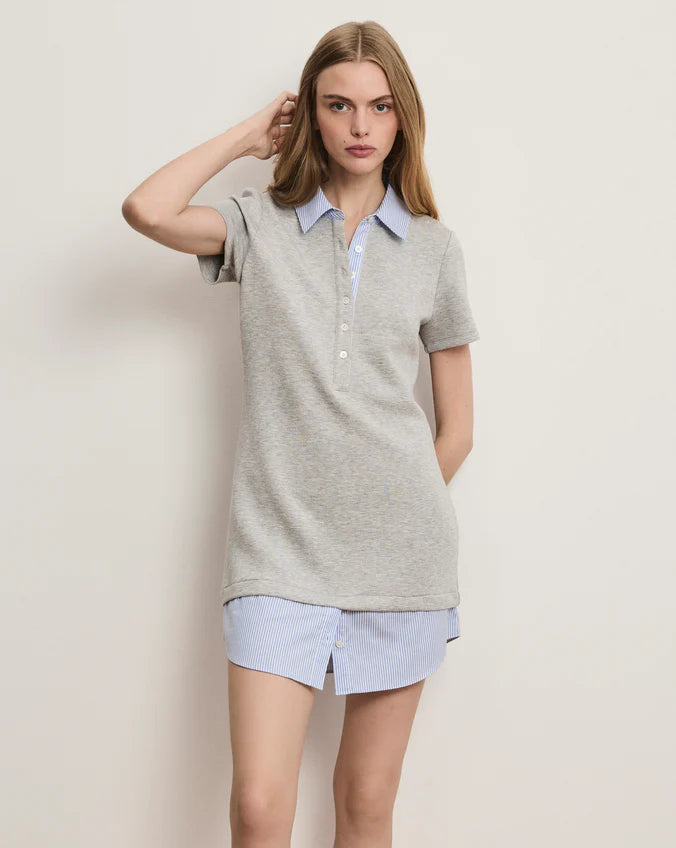 Kenwood Mixed-Media Mini Dress