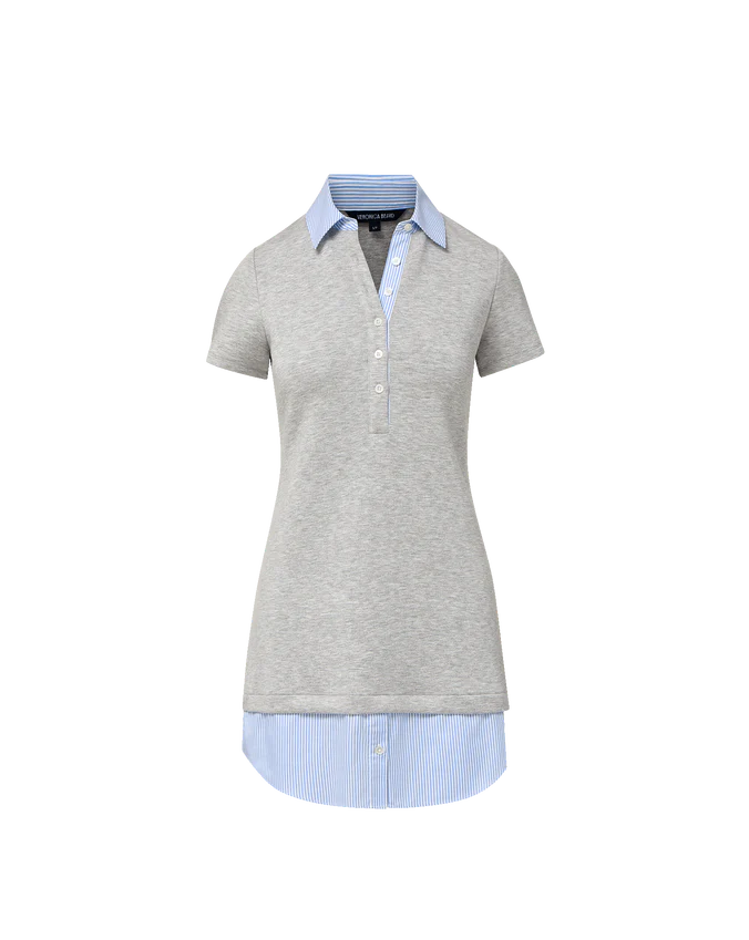 Kenwood Mixed-Media Mini Dress