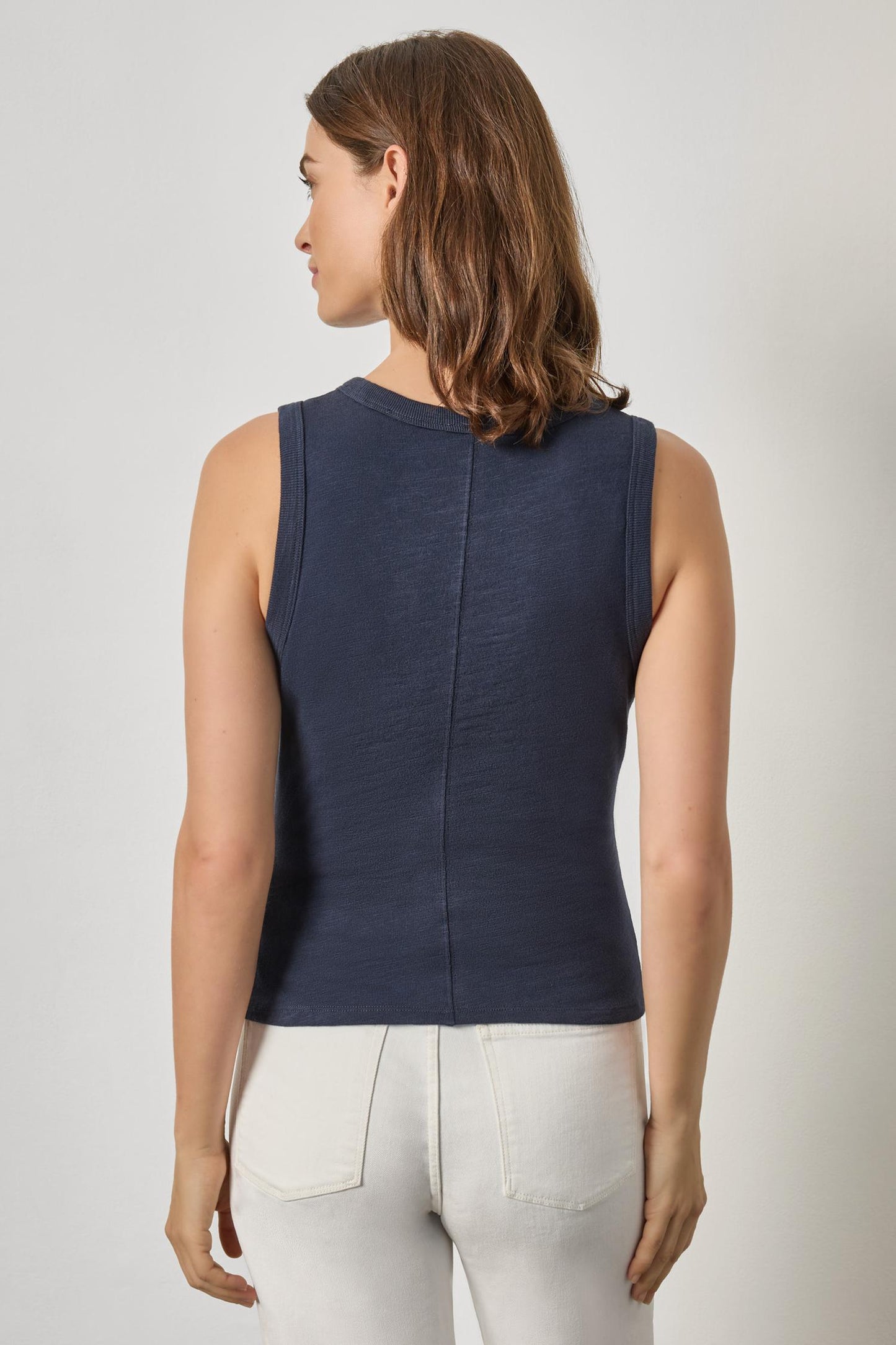 Vintage Side Pleat Tank