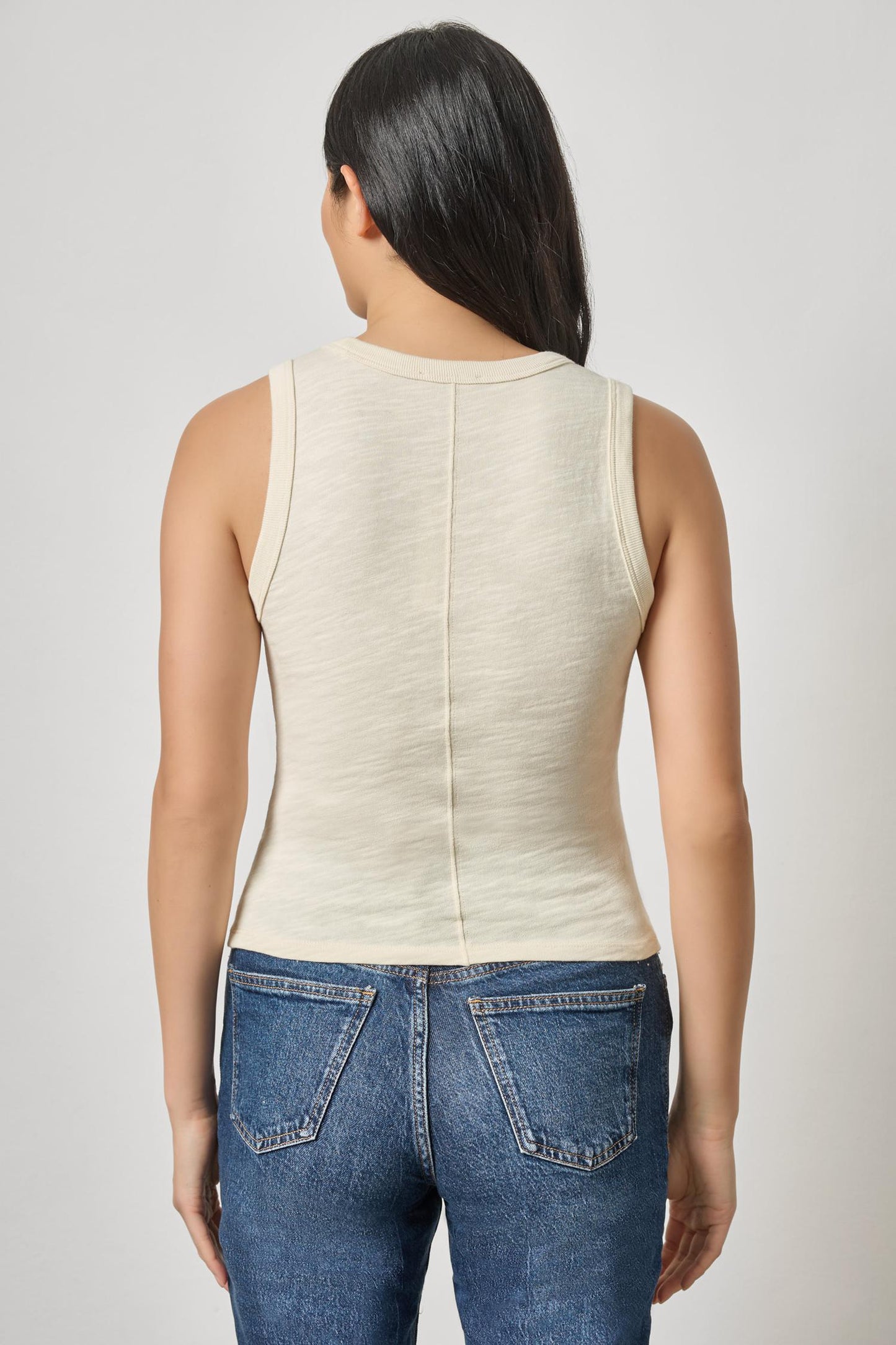 Vintage Side Pleat Tank