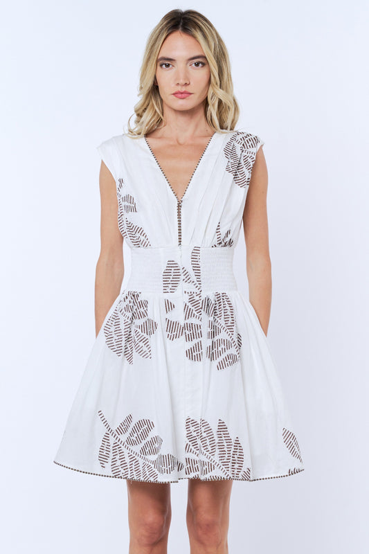 Smocked Mini Dress
