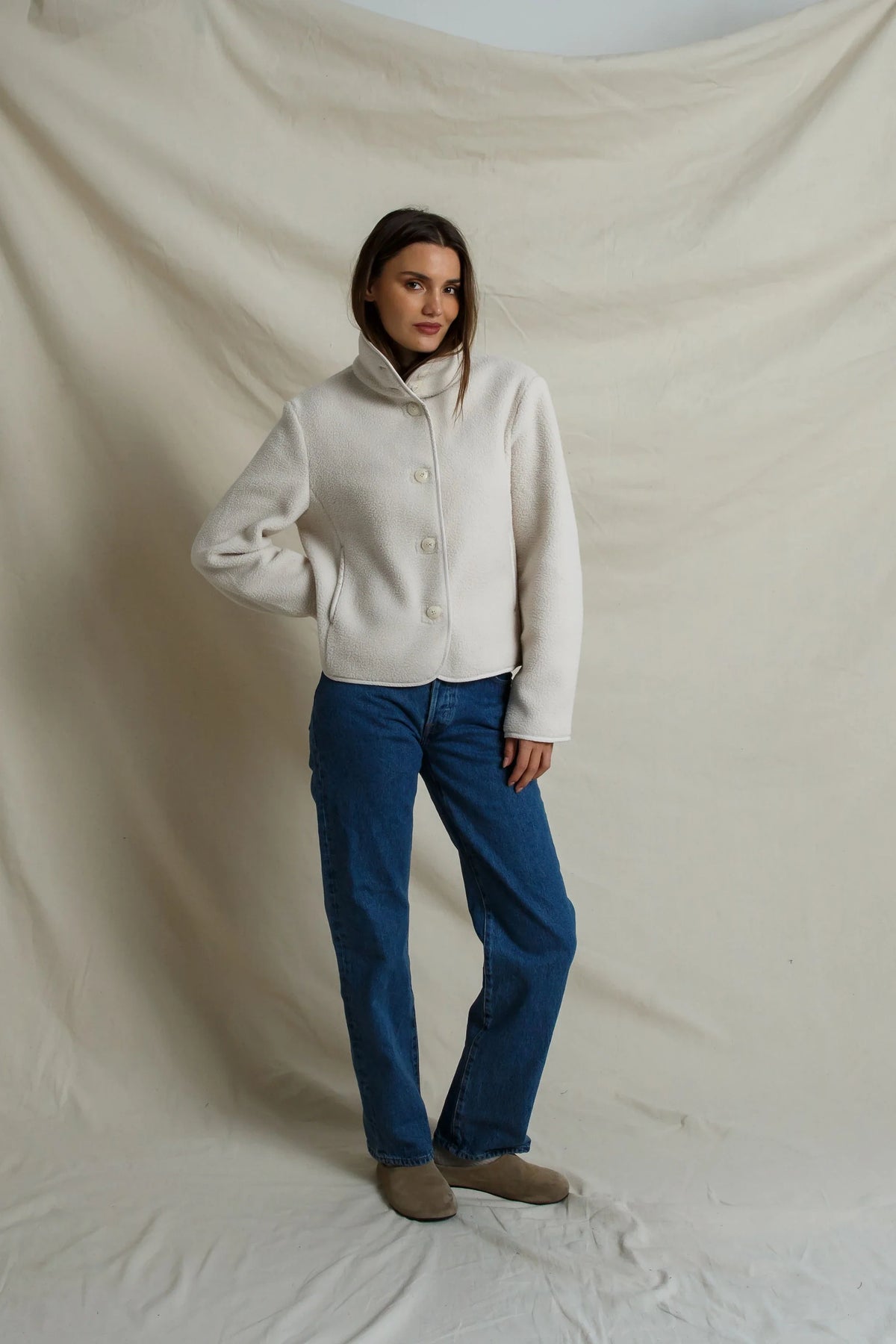 Tara Sherpa Fleece Sherpa Jacket