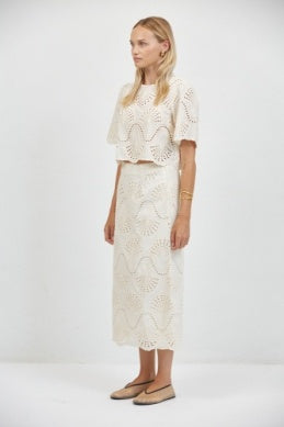 Cannes Eyelet Top